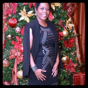 Express studded dress